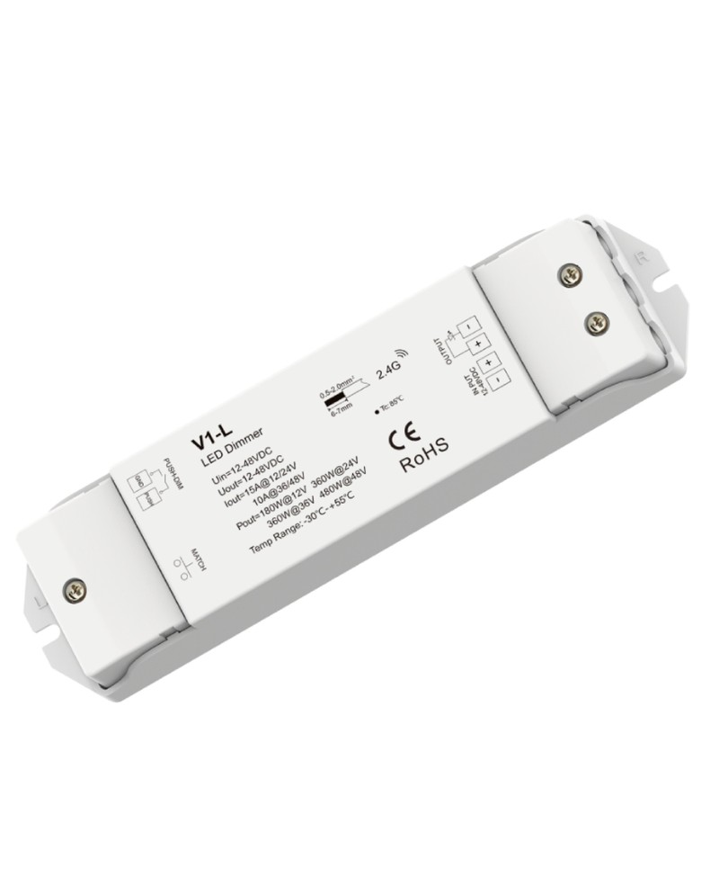 CONTROLADOR TENSION CONSTANTE V1-L   12-48V PULSADOR & RF